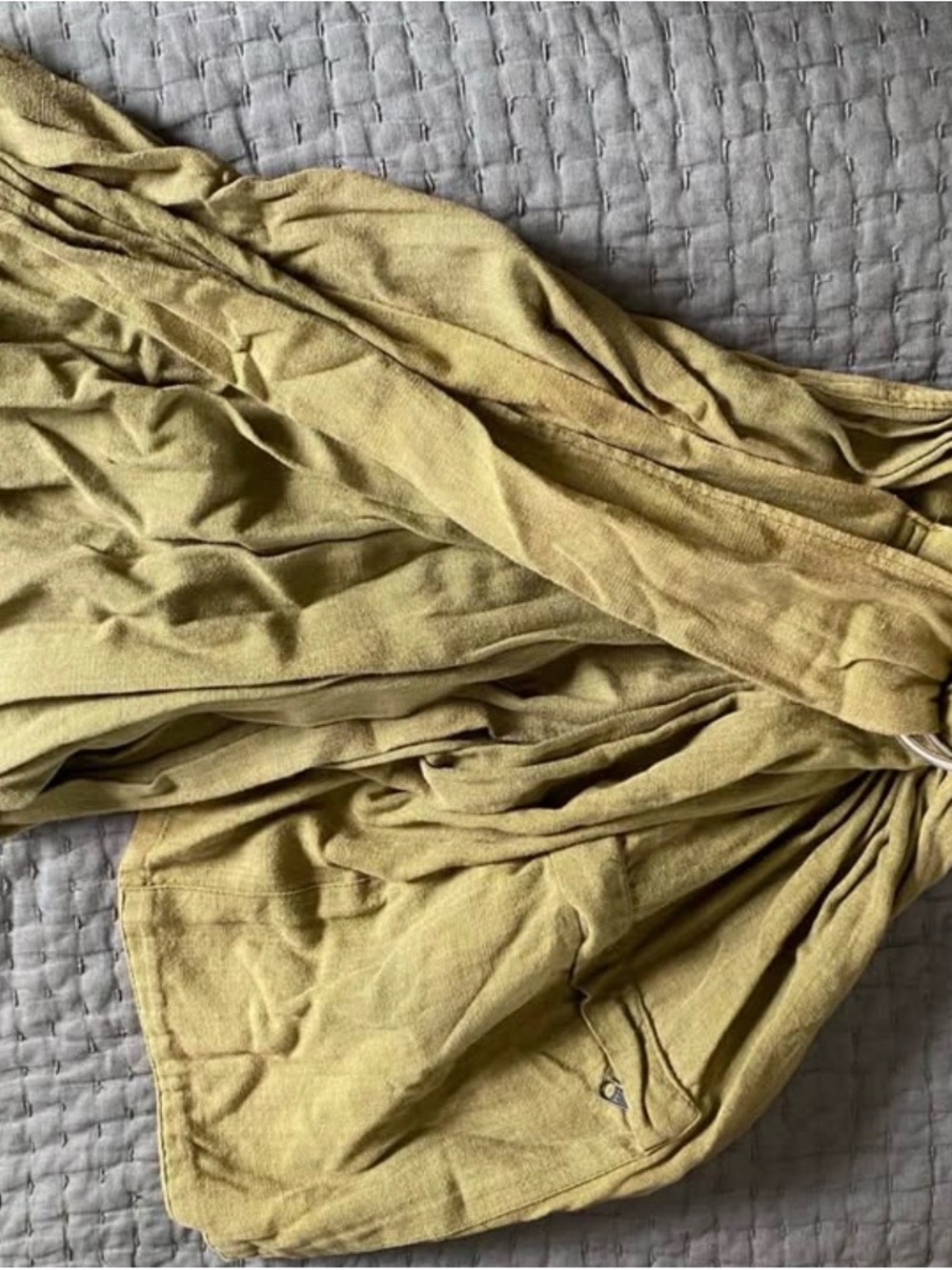 Olive Green Baby Ring Sling